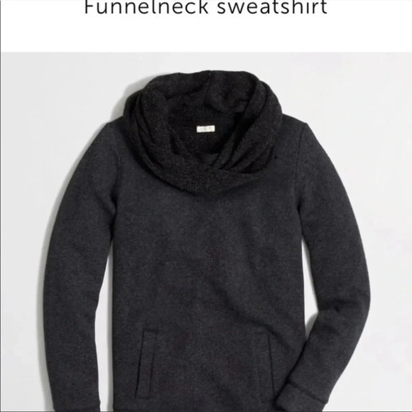 J. Crew Factory Funnel Neck Pullover Sweatshirt J - Picture 1 of 6
